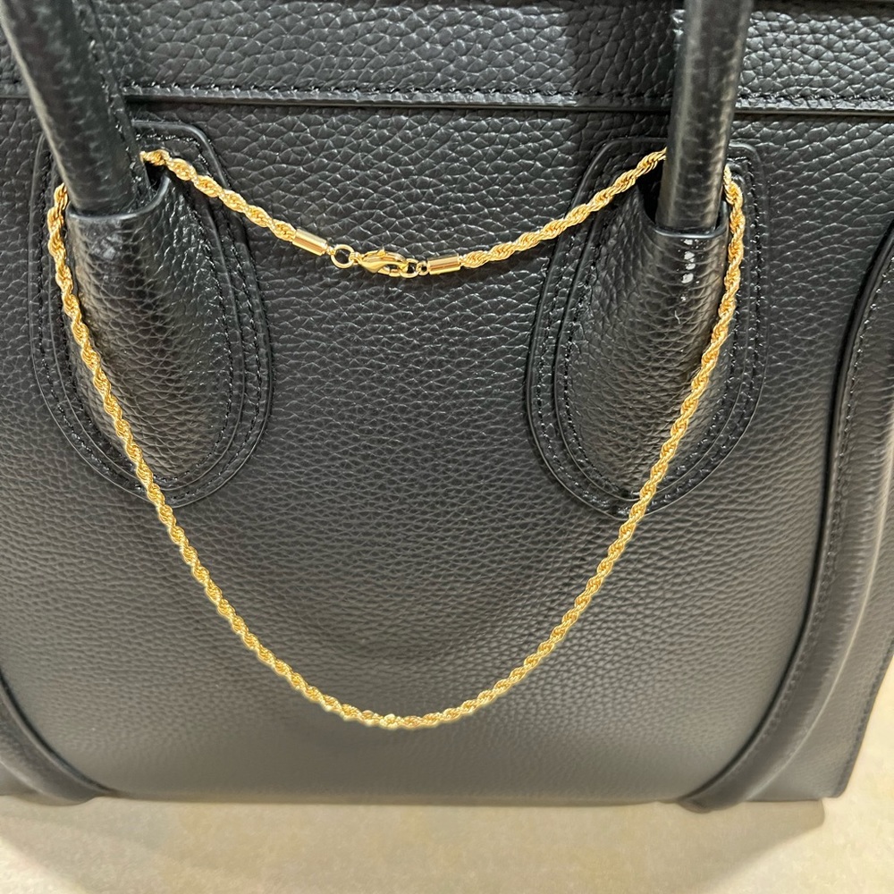 3mm Unisex 18k Yellow Gold plated Rope chain “20inch”
